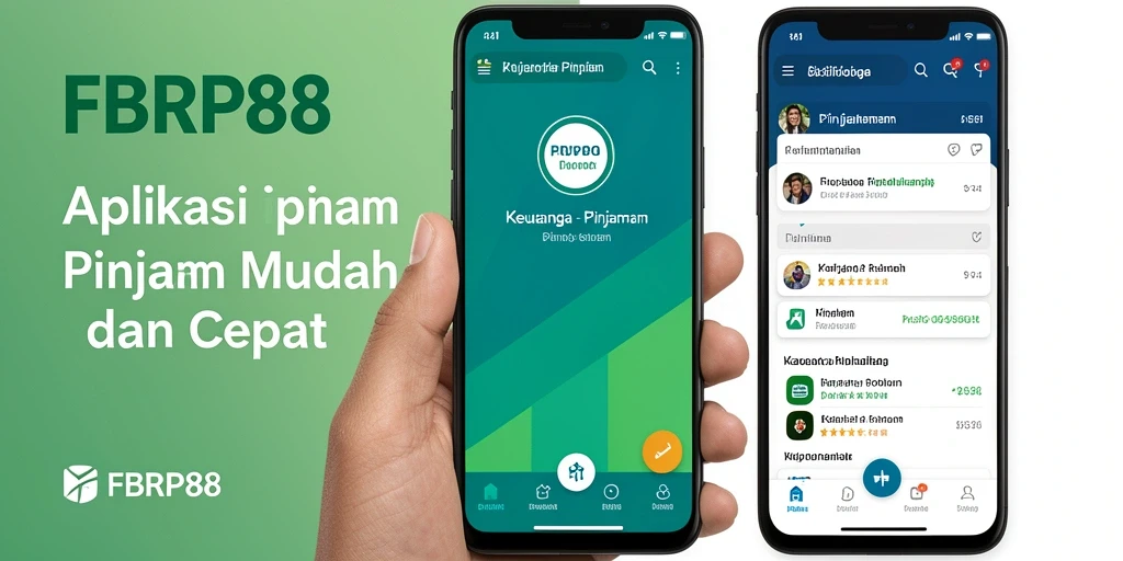 Antarmuka aplikasi FBRP88 dengan fitur pengajuan pinjaman yang menarik.