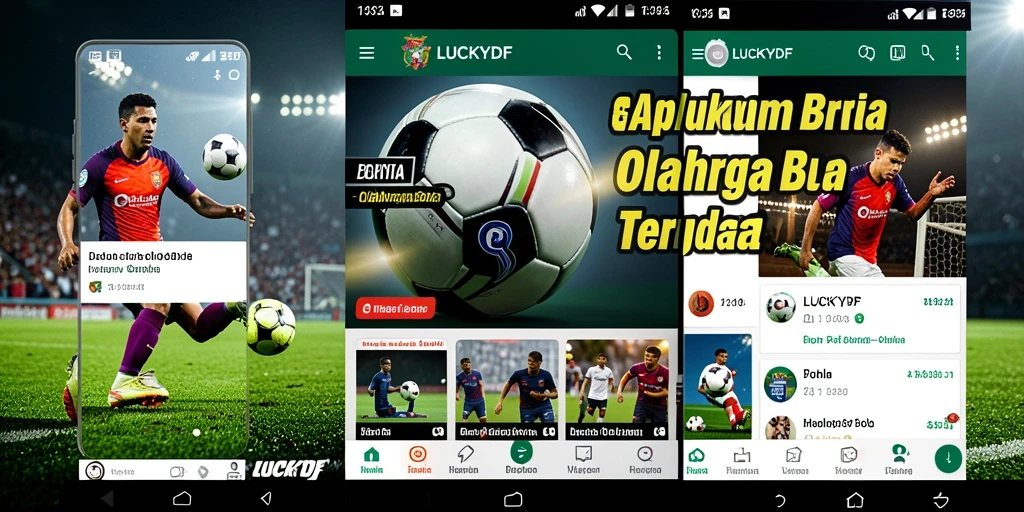 Tampilan antarmuka LUCKYDF yang interaktif dan informatif.