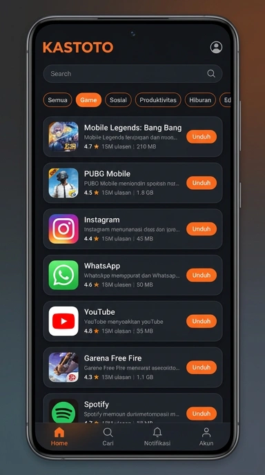 Katalog Aplikasi Populer Kastoto – Temukan Favoritmu